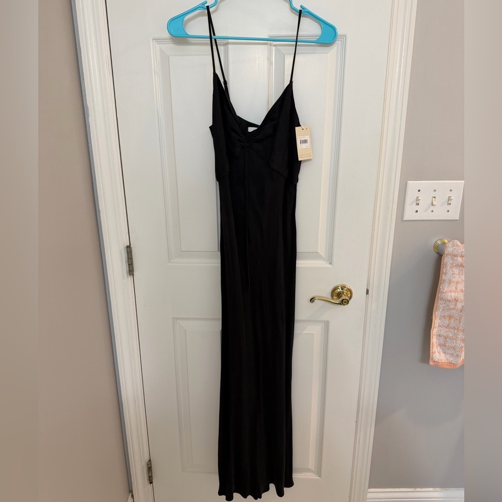NEW Nude Lucy Black Slip Dress